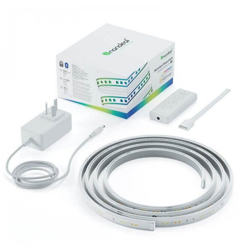 Nanoleaf Essentials Light Strips Starter Kit (1600Lm, 30W, 120V-240V) - 2M Nanoleaf Essentials Light Strips Starter Kit (1600Lm, 30W, 120V-240V) - 2M